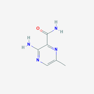 3-Amino-6-methyl-pyrazine-2-carboxylic acid amide