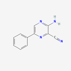 3-Amino-6-phenylpyrazine-2-carbonitrile