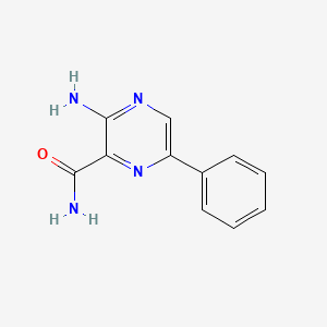 3-Amino-6-phenylpyrazine-2-carboxamide