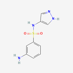 3-Amino-N-(1H-pyrazol-4-YL)benzene-1-sulfonamide