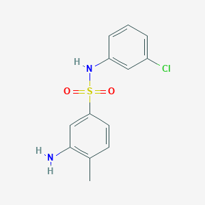 3-Amino-N-(3-chloro-phenyl)-4-methyl-benzenesulfonamide