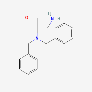 3-Aminomethyl-3-[bis(phenylmethyl)amino]oxetane