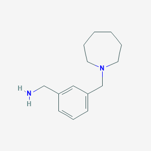 3-Azepan-1-ylmethyl-benzylamine