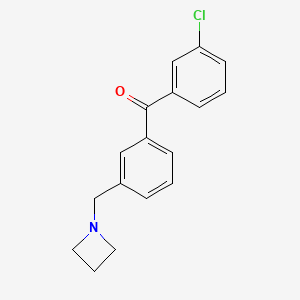 3-Azetidinomethyl-3'-chlorobenzophenone