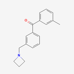 3-Azetidinomethyl-3'-methylbenzophenone