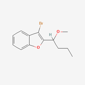 3-Bromo-2-(1-methoxybutyl)benzofuran