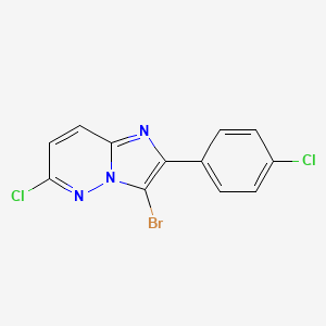 3-Bromo-6-chloro-2-(4-chlorophenyl)imidazo[1,2-b]pyridazine