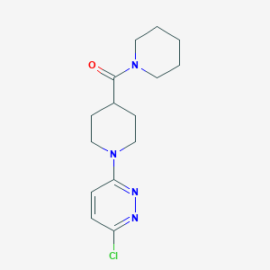 3-Chloro-6-[4-(piperidin-1-ylcarbonyl)piperidin-1-yl]pyridazine