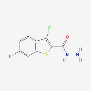 3-Chloro-6-fluoro-1-benzothiophene-2-carbohydrazide