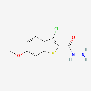 3-Chloro-6-methoxy-1-benzothiophene-2-carbohydrazide