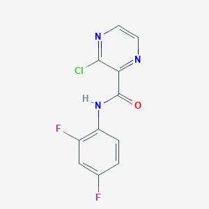 3-Chloro-N-(2,4-difluorophenyl)pyrazine-2-carboxamide