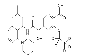 3-Hydroxy Repaglinide d5 (Mixture of Diastereomers)