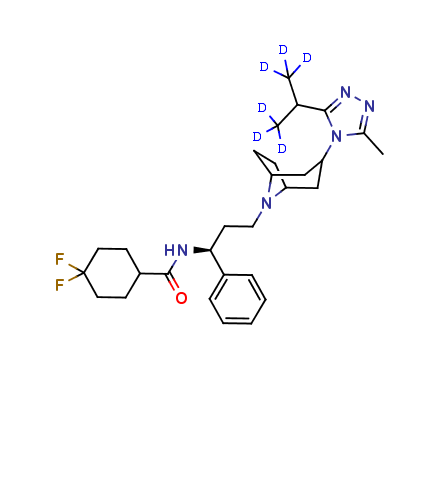 3-Hydroxymethyl Maraviroc D6