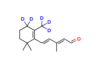 3-Methyl-5-[2,6,6-trimethyl-1-(cyclohexen-d5)-1-yl]-penta-2,4-dienal