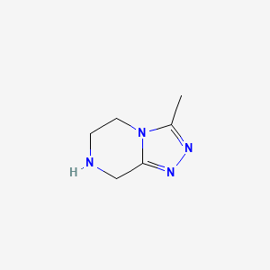 3-Methyl-5,6,7,8-tetrahydro-[1,2,4]triazolo[4,3-a]pyrazine