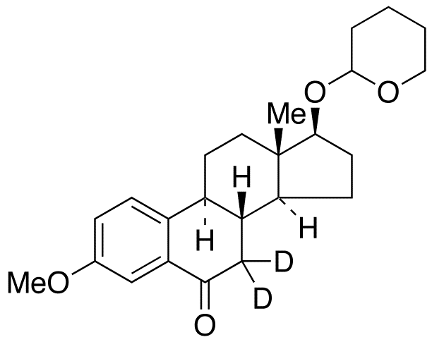 3-O-Methyl 6-Keto 17b-Estradiol-d2 17-O-Tetrahydropyran