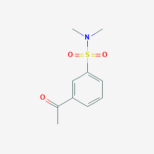 3-acetyl-N,N-dimethylbenzene-1-sulfonamide