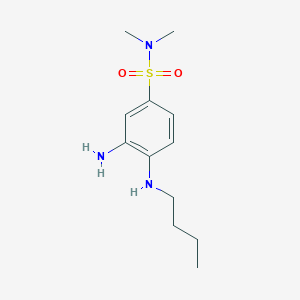 3-amino-4-(butylamino)-N,N-dimethylbenzenesulfonamide