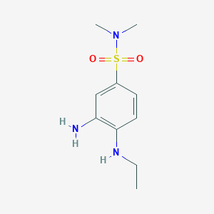 3-amino-4-(ethylamino)-N,N-dimethylbenzenesulfonamide