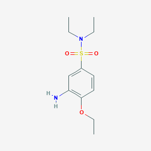 3-amino-4-ethoxy-N,N-diethylbenzene-1-sulfonamide