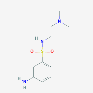 3-amino-N-[2-(dimethylamino)ethyl]benzene-1-sulfonamide