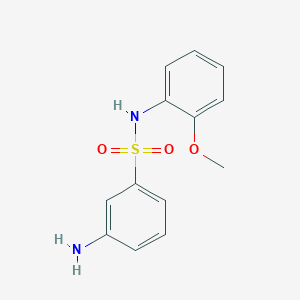 3-amino-N-(2-methoxyphenyl)benzene-1-sulfonamide