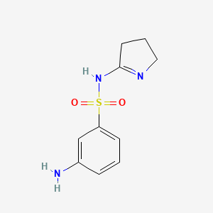 3-amino-N-(3,4-dihydro-2H-pyrrol-5-yl)benzenesulfonamide