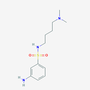 3-amino-N-[4-(dimethylamino)butyl]benzene-1-sulfonamide