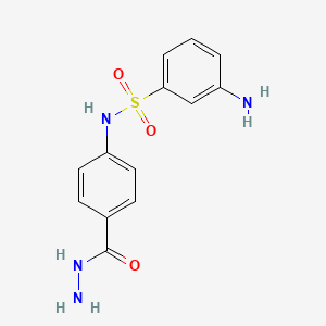 3-amino-N-[4-(hydrazinocarbonyl)phenyl]benzenesulfonamide