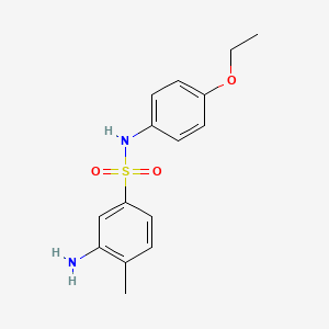 3-amino-N-(4-ethoxyphenyl)-4-methylbenzene-1-sulfonamide