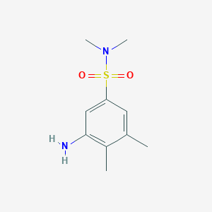 3-amino-N,N,4,5-tetramethylbenzenesulfonamide