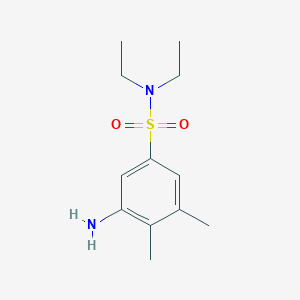 3-amino-N,N-diethyl-4,5-dimethylbenzenesulfonamide