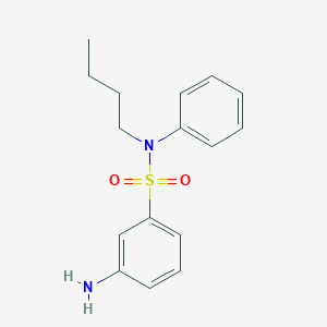 3-amino-N-butyl-N-phenylbenzene-1-sulfonamide