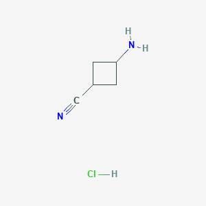 3-aminocyclobutane-1-carbonitrile hydrochloride