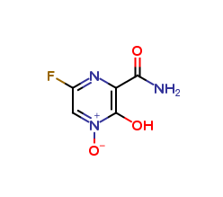 3-carbamoyl-5-fluoro-2-hydroxypyrazine 1-oxide