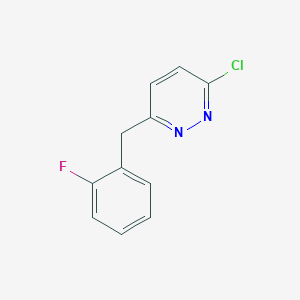 3-chloro-6-(2-fluorobenzyl)pyridazine