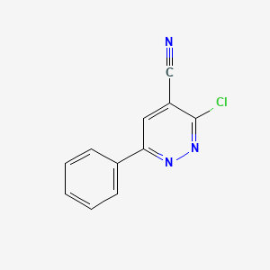 3-chloro-6-phenyl-4-pyridazinecarbonitrile