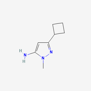 3-cyclobutyl-1-methyl-1H-pyrazol-5-amine