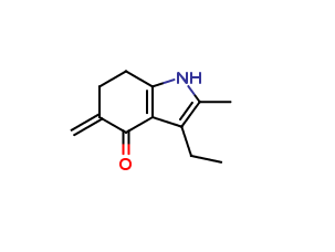 3-ethyl-6,7-dihydro-2-methyl-5-methyleneindol-4(5H)-one