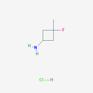 3-fluoro-3-methylcyclobutan-1-amine hydrochloride