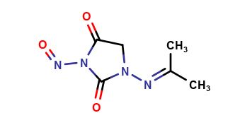 3-nitroso-1-(propan-2-ylideneamino)imidazolidine-2,4-dione