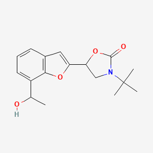 3-tert-Butyl-5-[7-(hydroxyethyl)-2-benzofuranyl]-2-oxazolidinone