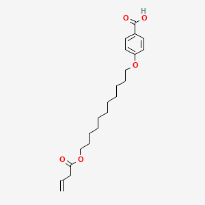 4-{[11-(3-butenoyloxy)undecyl]oxy}benzenecarboxylic acid