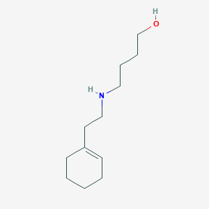 4-{[2-(1-Cyclohexen-1-yl)ethyl]amino}-1-butanol