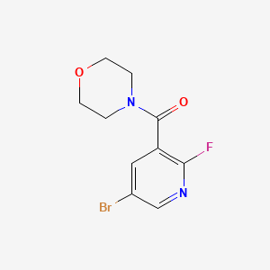 4-[(5-Bromo-2-fluoro-3-pyridinyl)carbonyl]morpholine