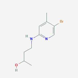 4-[(5-Bromo-4-methyl-2-pyridinyl)amino]-2-butanol