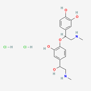 4-(1-(2-Hydroxy-4-(1-hydroxy-2-(methylamino)ethyl)phenoxy)-2-(methylamino)ethyl)benzene-1,2-diol