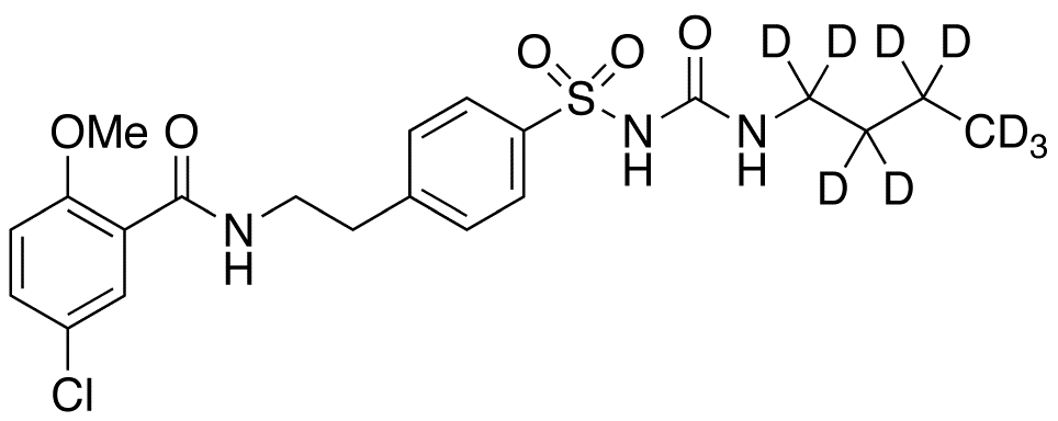 4-[2-(5-Chloro-2-methoxybenzamido)ethyl]benzene Sulfonyl 1-Butylurea-d9