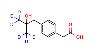 4-(2-Hydroxy-2-methylpropyl)-benzeneacetic Acid-d6
