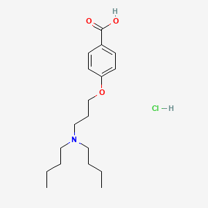 4-(3-(dibutylamino)propoxy)benzoic acid hydrochloride